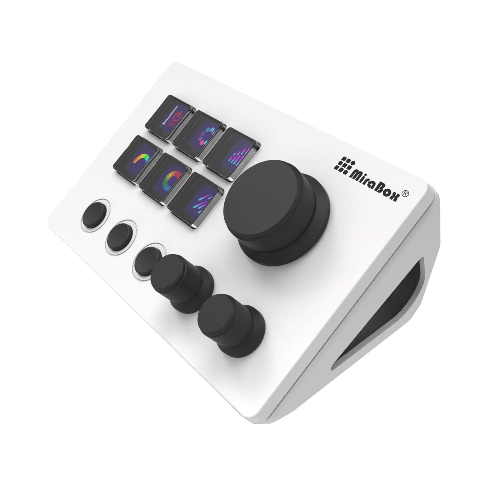 Visual Keyboard N3 programmable silicone keypad in black or white with USB cable