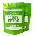 14-day herbal detox tea pack with 14 individual 3g sachets for weight loss cleansing