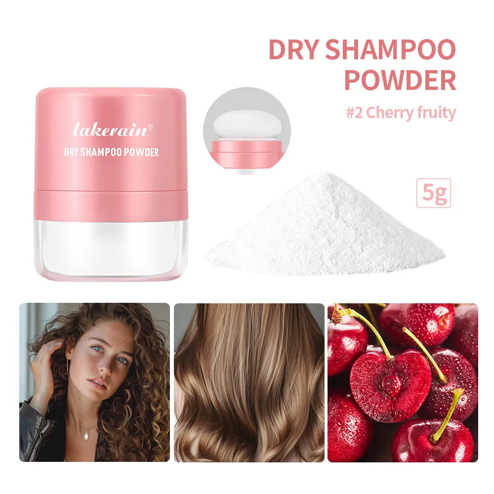 5g hair dry cleaning booster powder sachet with sponge applicator for oily bangs