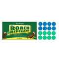 Roach repellent bait paste syringes with adhesive backing for cockroach control