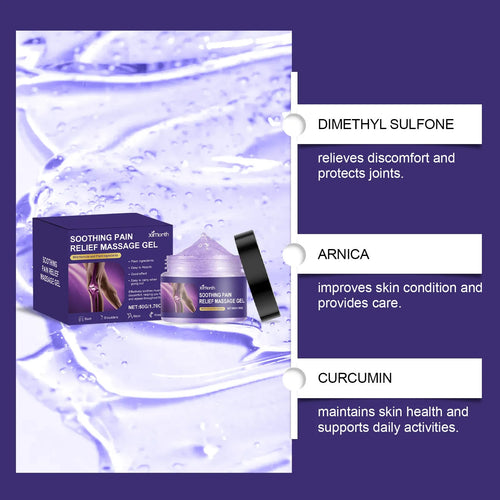 50g jar of body joint care gel for topical joint application