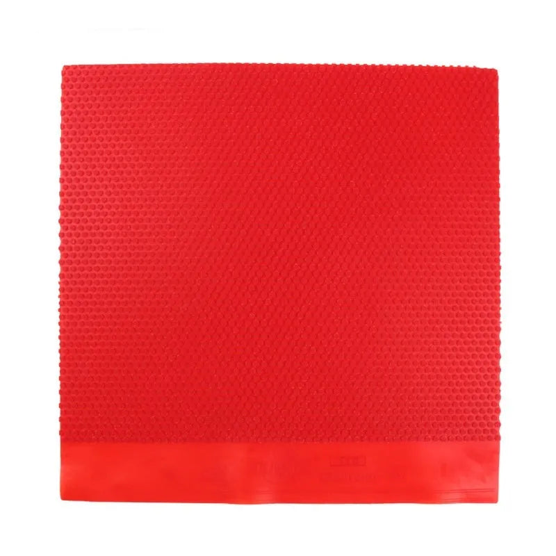 Flat uncut sheet of black table tennis rubber for small pimple racket replacement