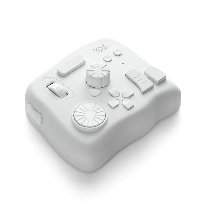 TourBox NEO digital tablet controller for video editing with compact design