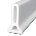 Flexible silicone bathroom water blocking strip in black, white, and grey colour options