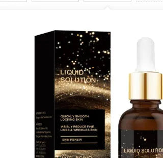 30ml facial moisturising solution bottle with hyaluronic acid formula