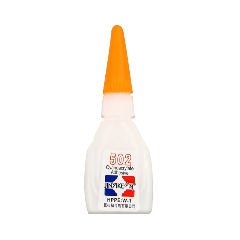 Instant strong shoe repair adhesive glue in 3g and 8g tube formats for footwear fixes