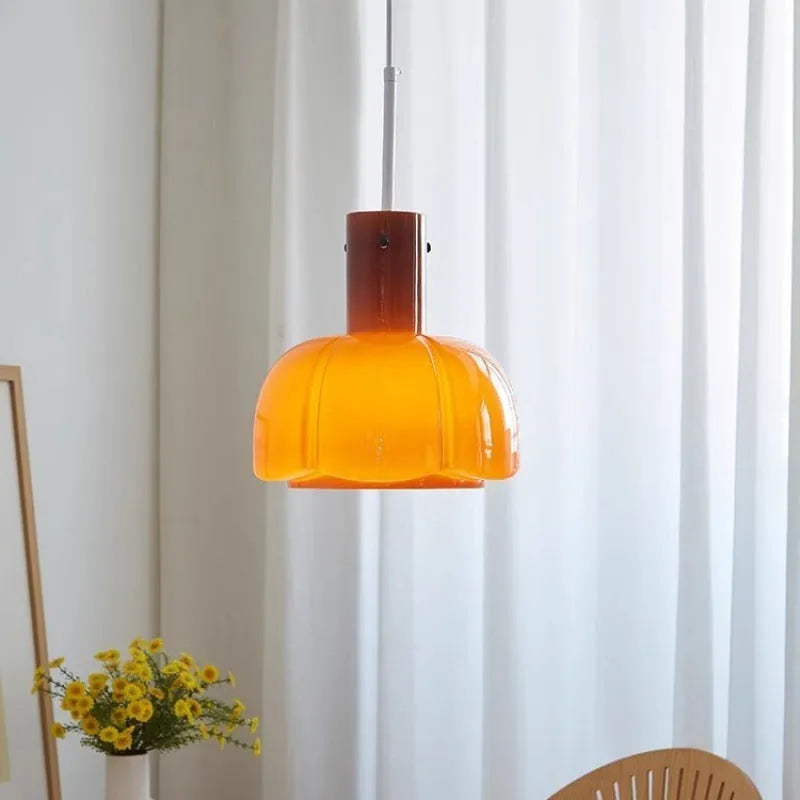 Medieval retro glass bud dining room chandelier pendant light in available colour options