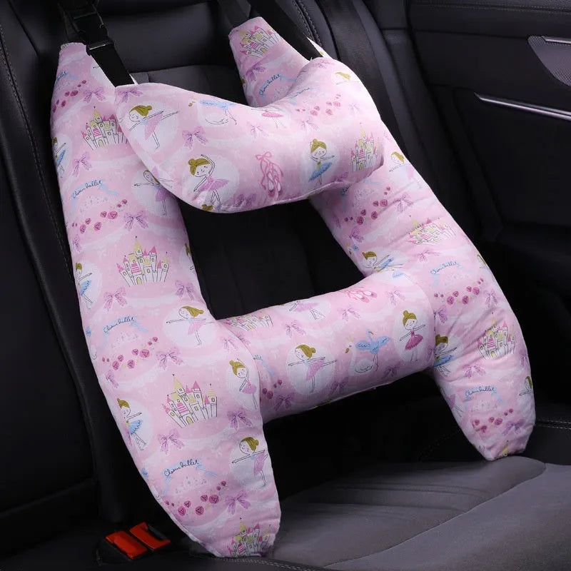 55x70cm automotive headrest car sleeping pillow with character patterns