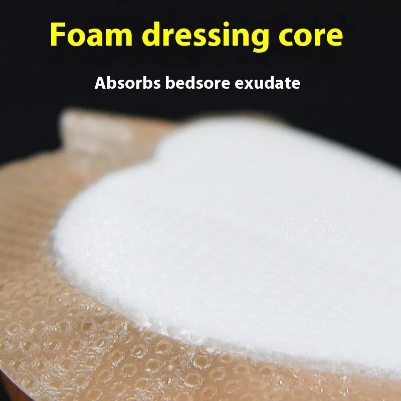 Skin colour silicone foam bedsore dressing for pressure ulcer prevention