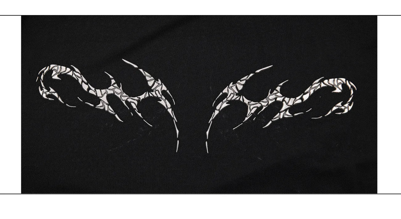 Man's black slim-fit long sleeve mesh shirt for gym wear and training.