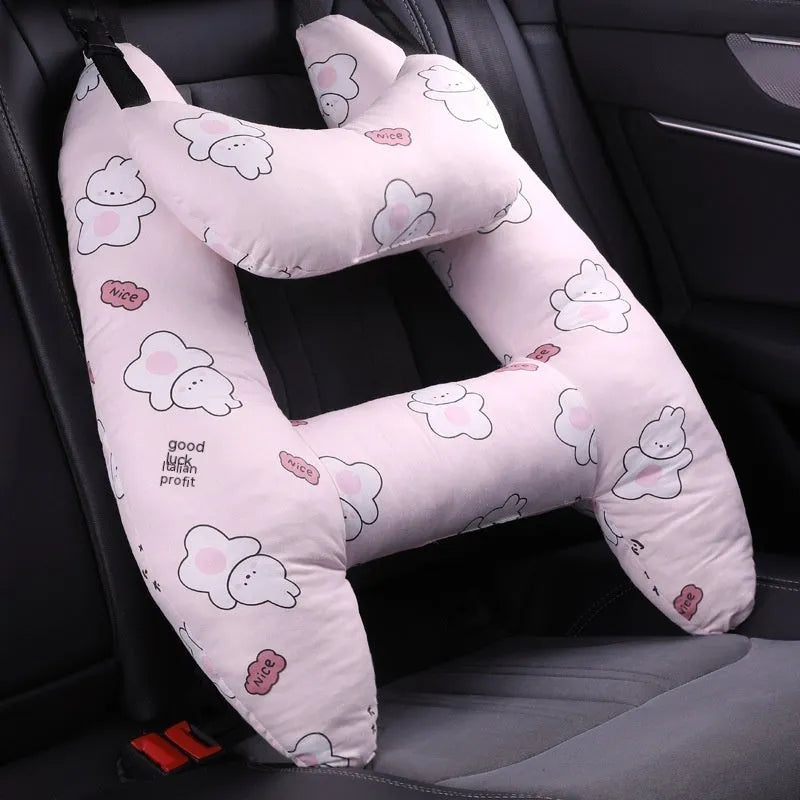 55x70cm automotive headrest car sleeping pillow with character patterns