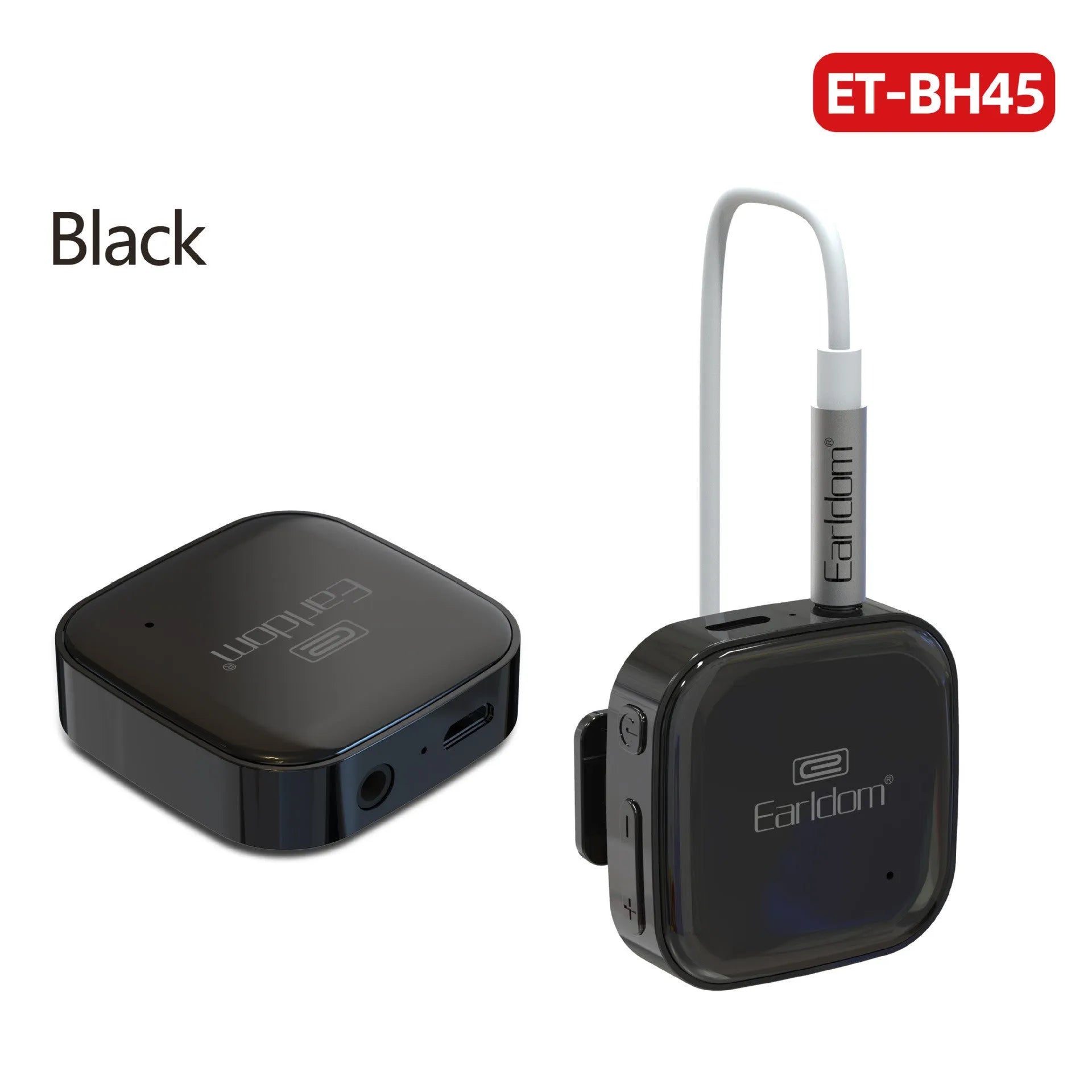 Bluetooth lavalier wireless headset with 10m range in black, grey, red, white colour options