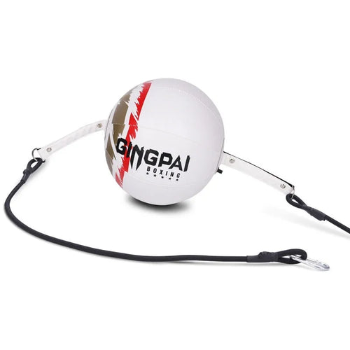 Hanging boxing speed ball training equipment in black, black and green, or white colour options