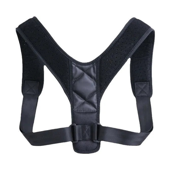 Nylon back correction band for posture improvement with breathable design