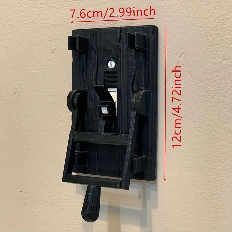 Retro decorative mechanical switch plate with American standard fitting for holiday decoration