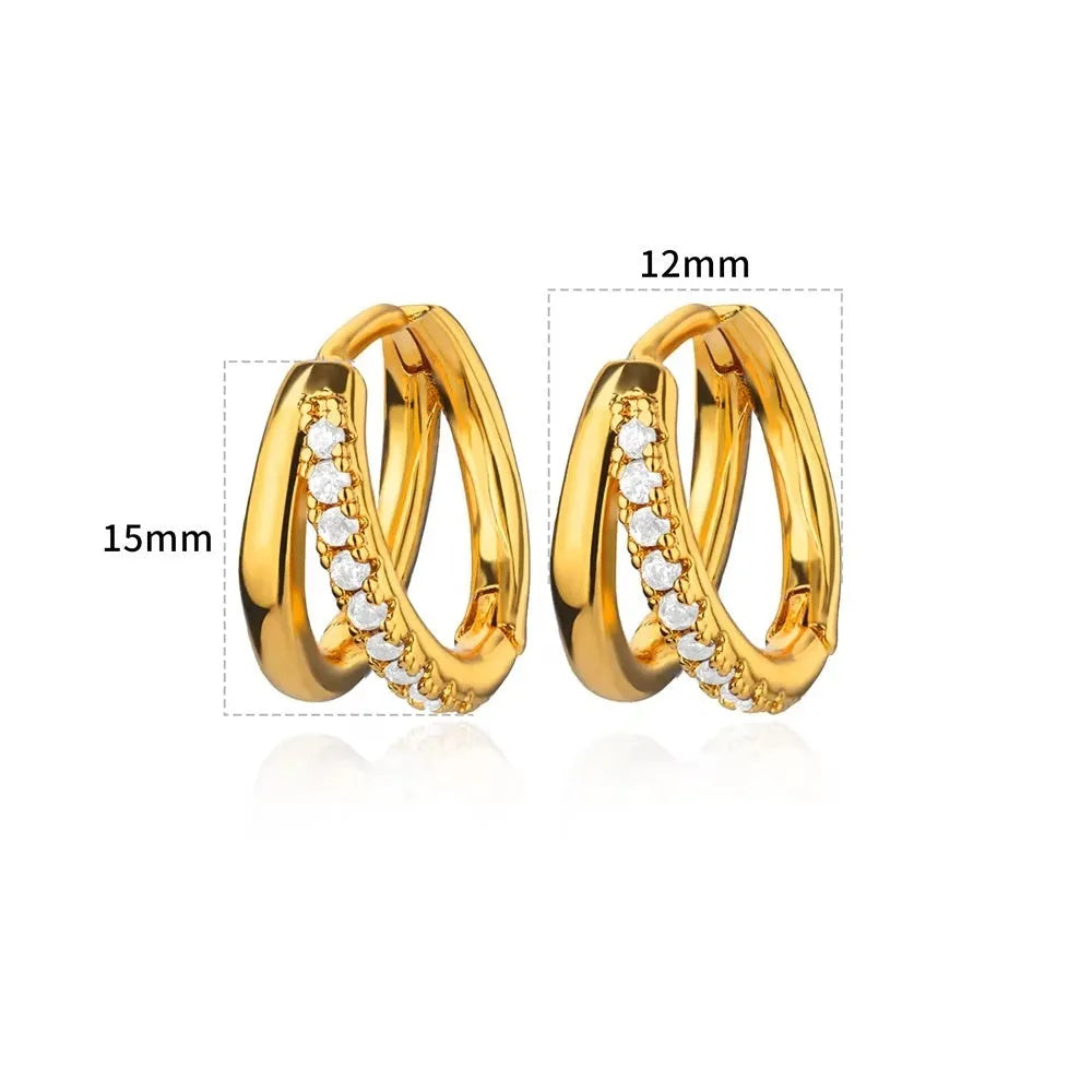 Geometric butterfly earrings for women in copper alloy with heart, bow, and star shapes.