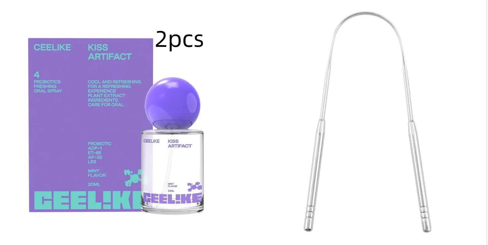 Probiotics oral care spray bottle with 20ml capacity for teeth and gums
