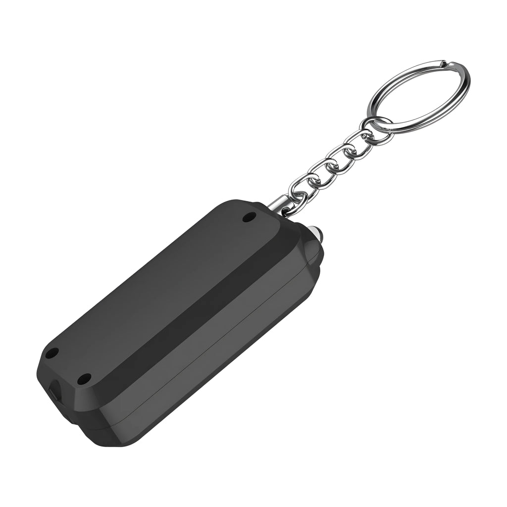 ZQ-202 personal safety alarm in multiple colours showing 65x30x12mm dimensions