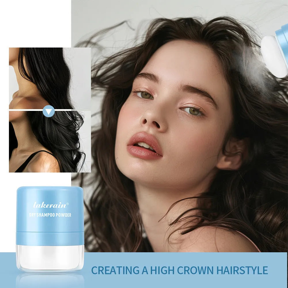 5g hair dry cleaning booster powder sachet with sponge applicator for oily bangs