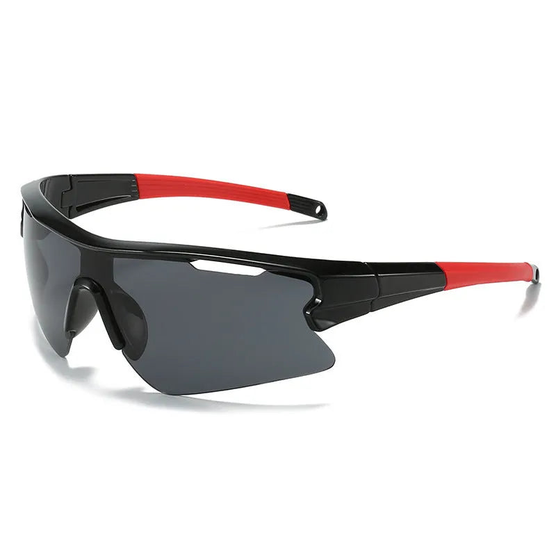 Windproof sports sunglasses for cycling and outdoor activities in multiple colour options.