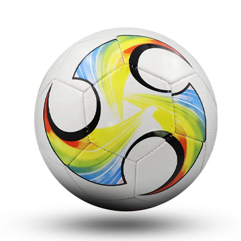 PVC training football in selected colour and size: No.3, No.4, or No.5.