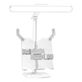 Adjustable reading bookshelf table lamp with three colour temperature settings and dual power modes