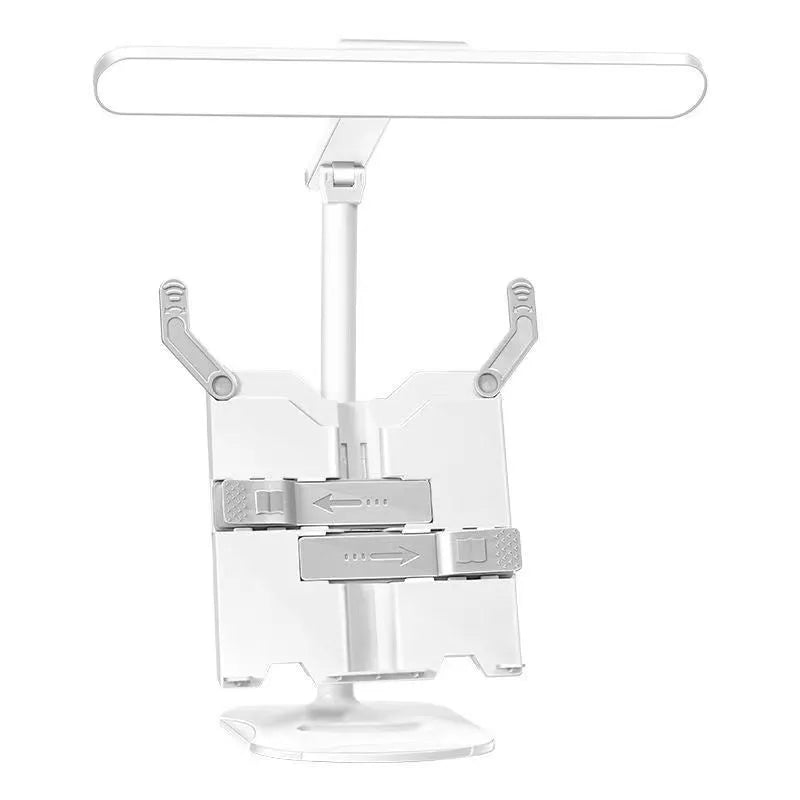Adjustable reading bookshelf table lamp with three colour temperature settings and dual power modes