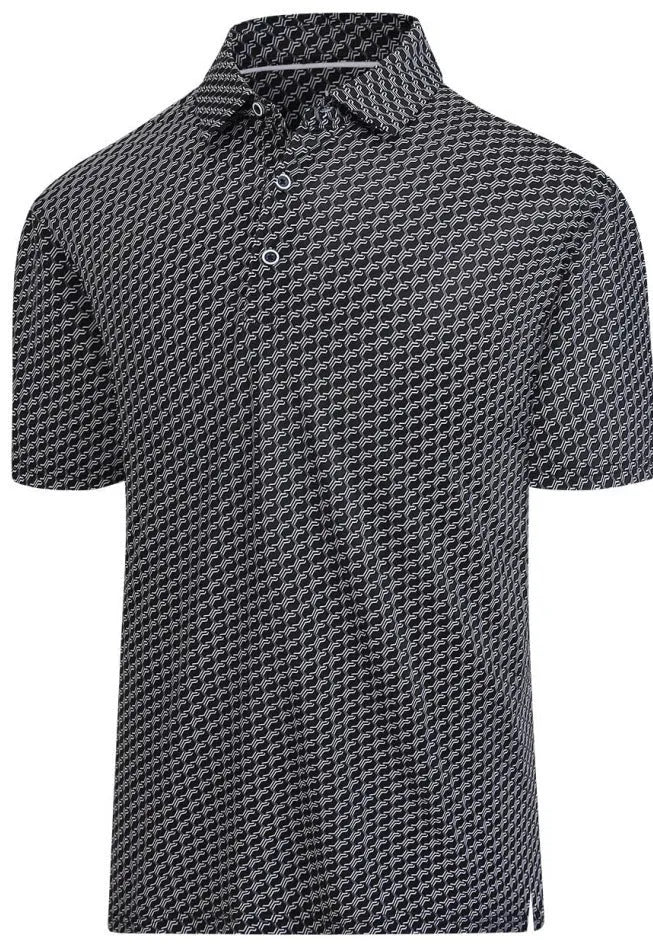 Men's 3D printed short sleeve t-shirt in Japanese retro style with zipper decoration on mesh fabric.
