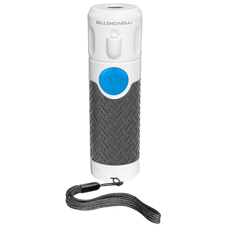 White ABS plastic ultrasonic dog trainer handheld device for bark control