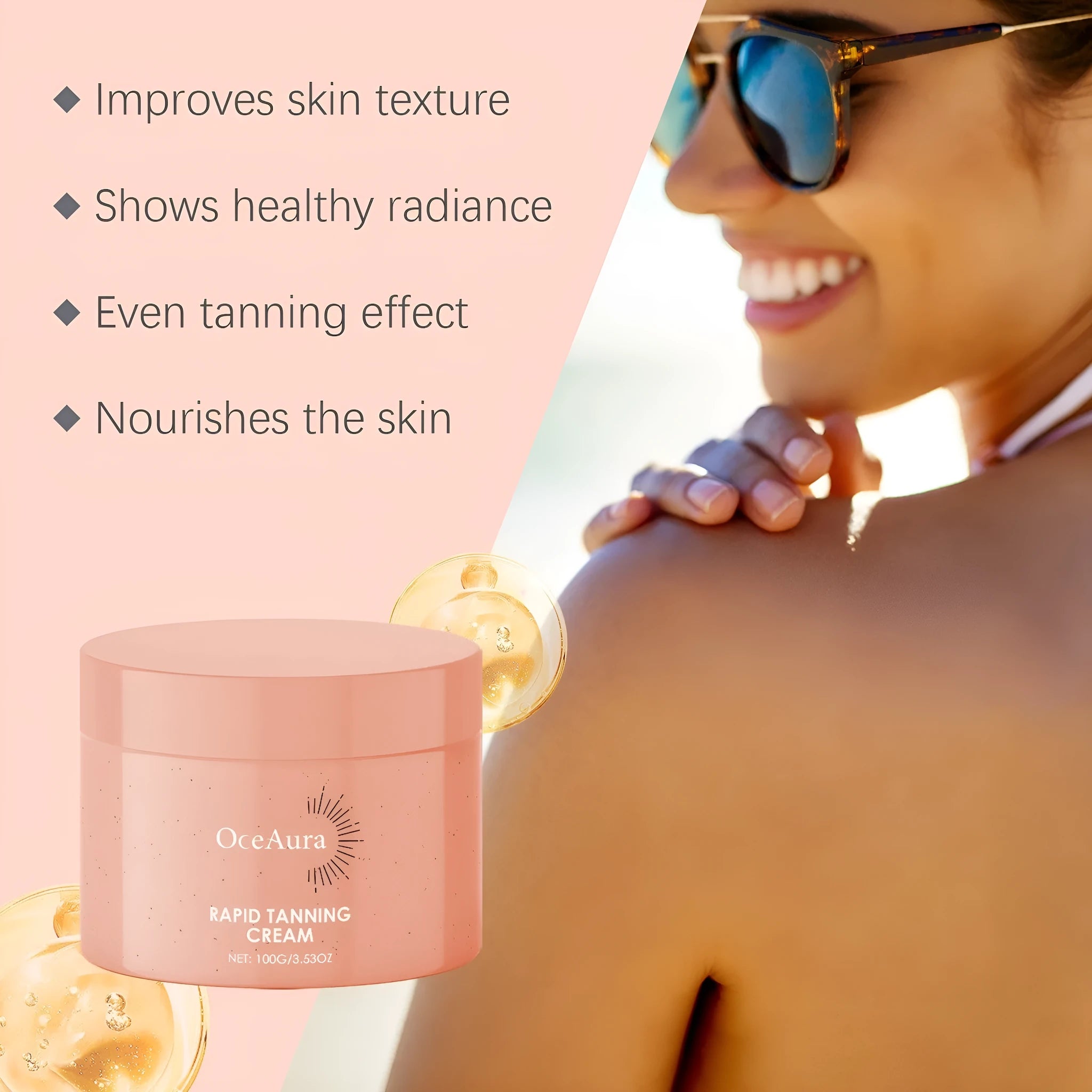 100g jar of Darkening Cream in black frost colour for temporary skin enhancement