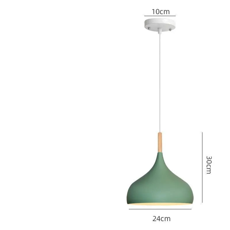 Creative macarone chandelier pendant light in aluminium alloy with adjustable height up to 1 metre