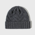 Women's thick wool knitted dome winter hat in six colour options