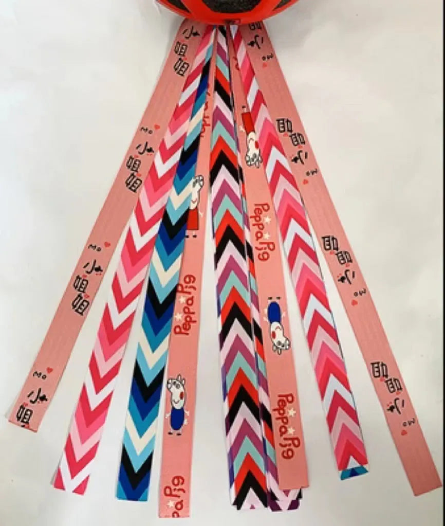 Children's helmet decorative streamer in multiple colour options for roller skating and balancing car safety gear