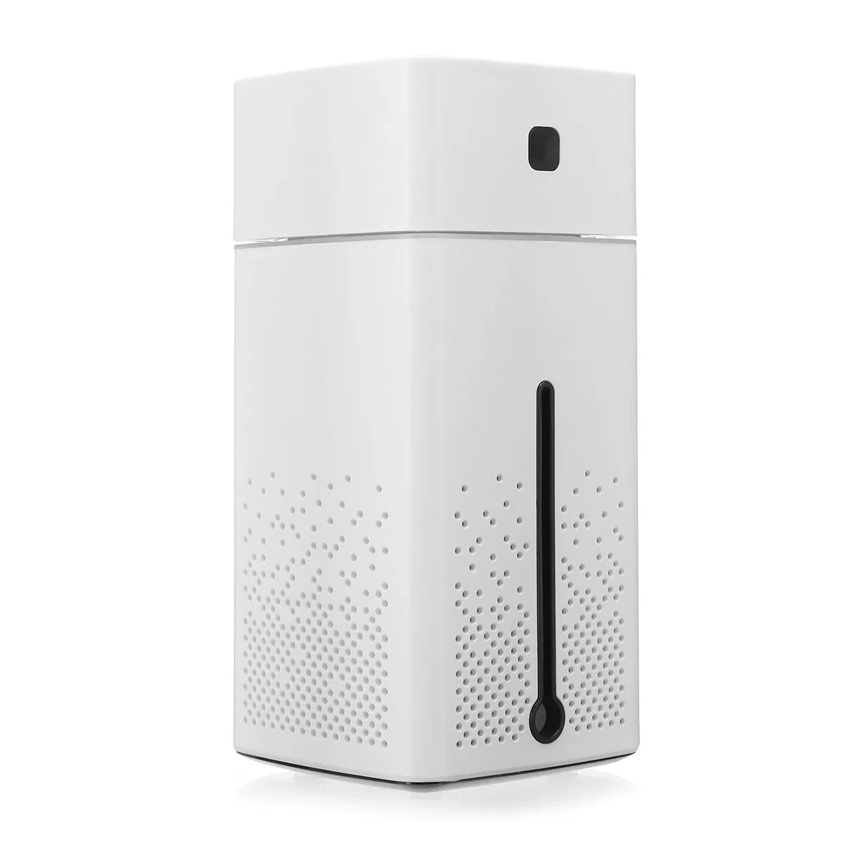 Black or white USB desktop humidifier 103mm wide 218mm high with 1000ml tank