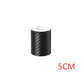 Matte carbon fibre pattern car door sill protectors in roll format with width options