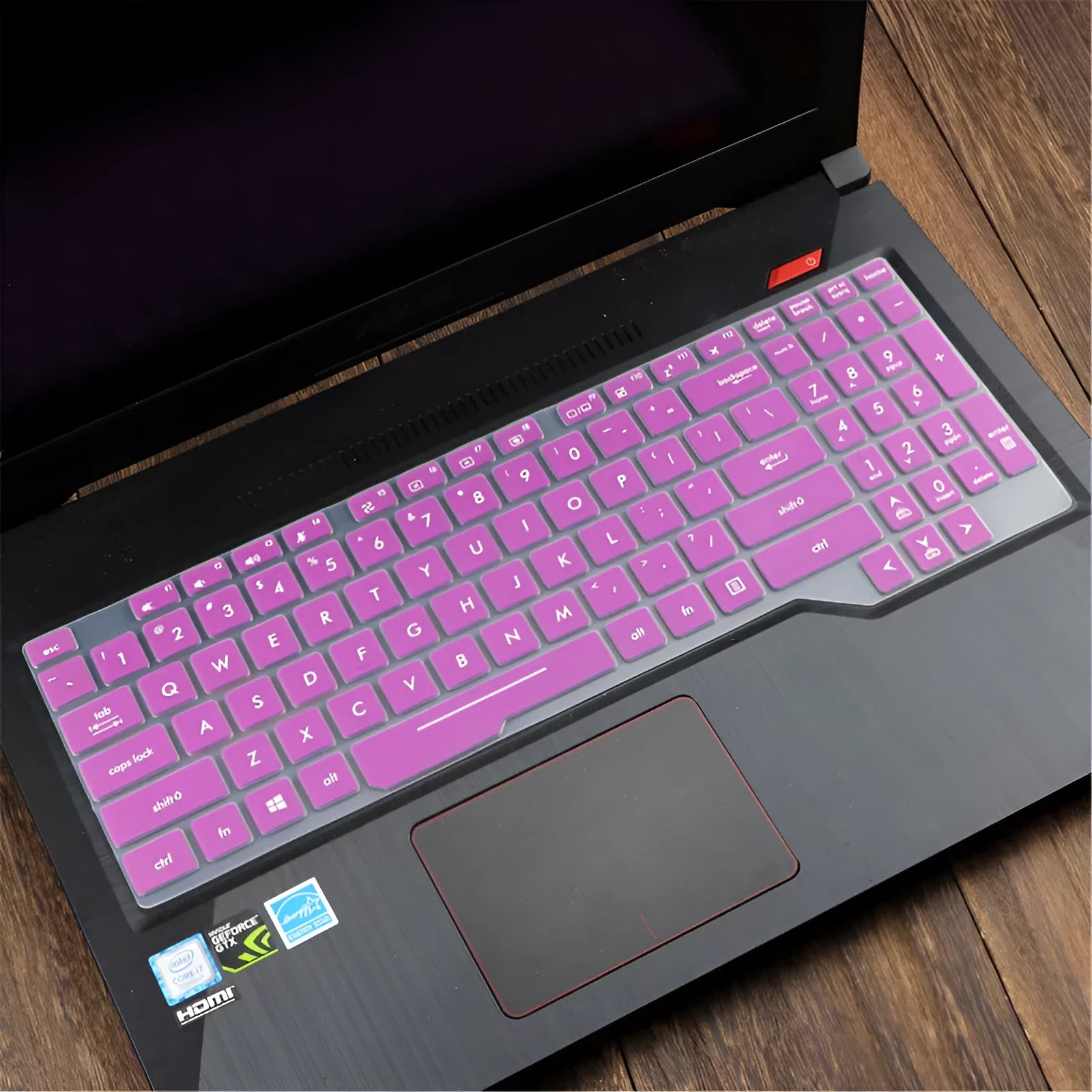 ASUS Flight laptop keyboard protective film cover in translucent colours for 15.6-inch models