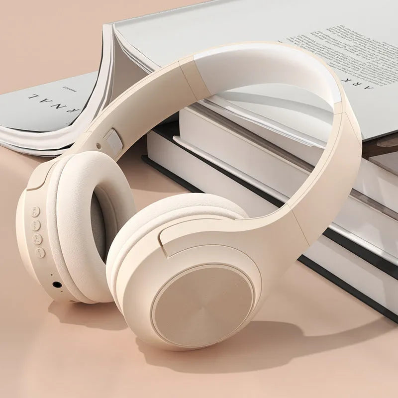 Wireless Bluetooth headset with charging case in chalk black, ivory white or youth green colour options