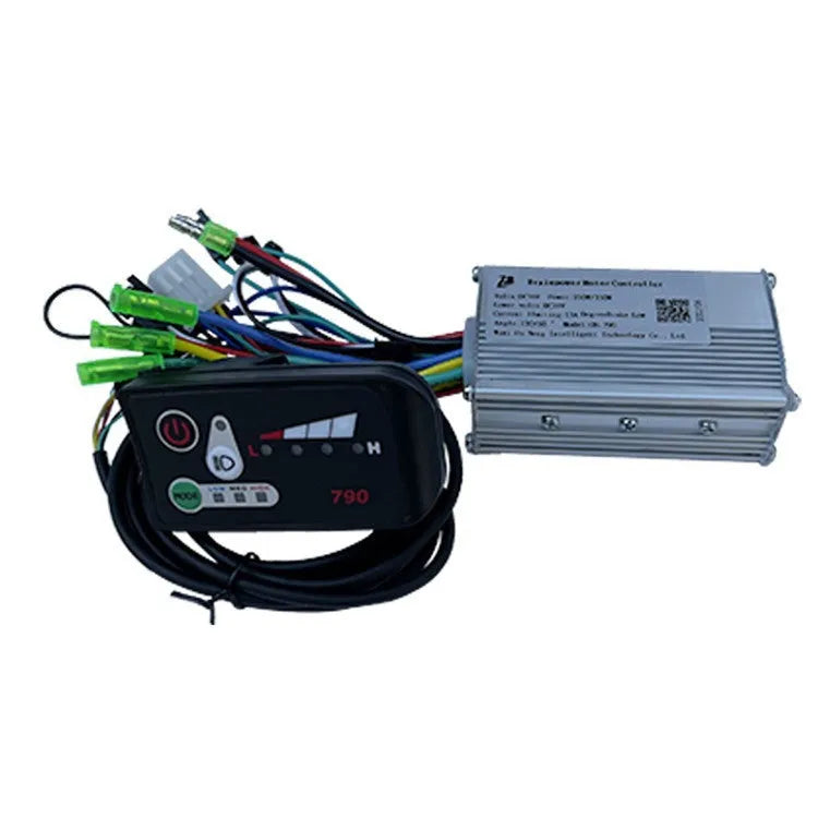 6-tube electric bicycle scooter controller measuring 9x5x3cm for 250-350W systems