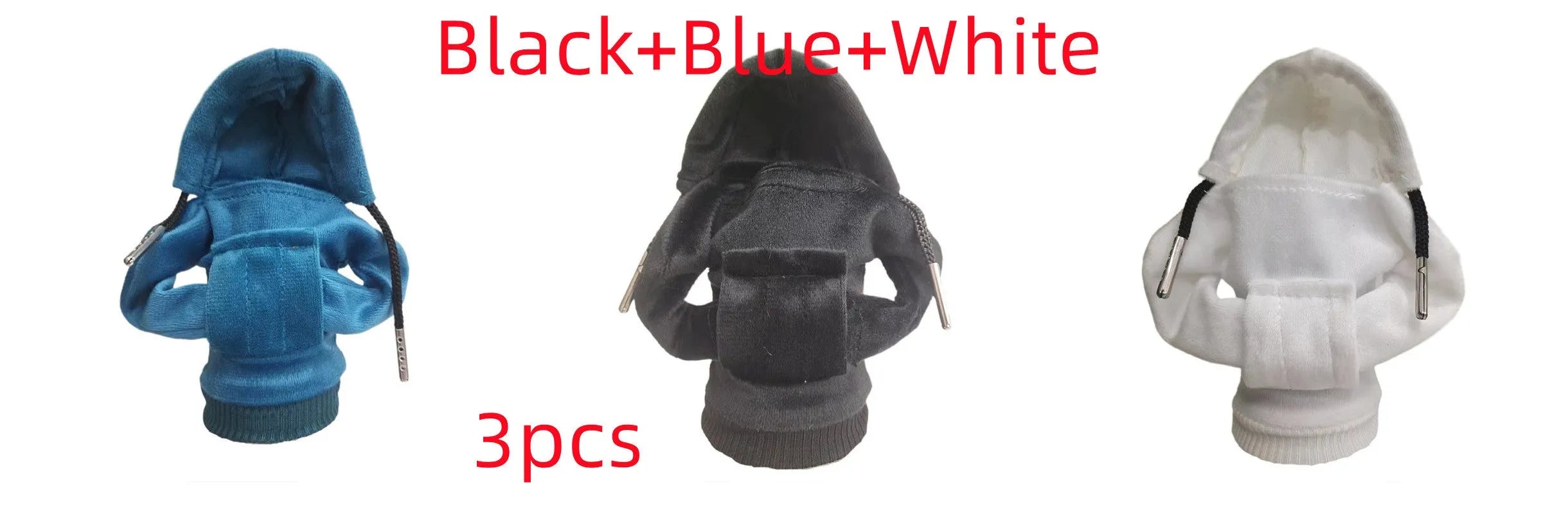 Elastic cloth gear shift knob cover for manual or automatic vehicles in multiple colour options