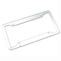 Aluminium alloy stainless steel licence plate frame in black, grey, silver, and steel finishes.