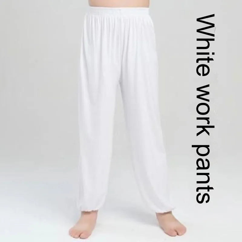 Children's high elasticity Sanda practice pants in Lycra fabric with spandex lining