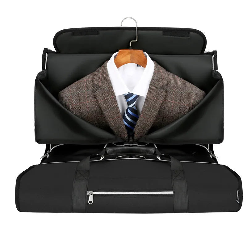Oxford cloth sports storage bag with waterproof lining in grey colour showing dry wet separation compartments