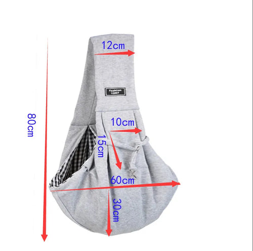 Cat carrier backpack with mesh panels showing large capacity folding design for pet transport