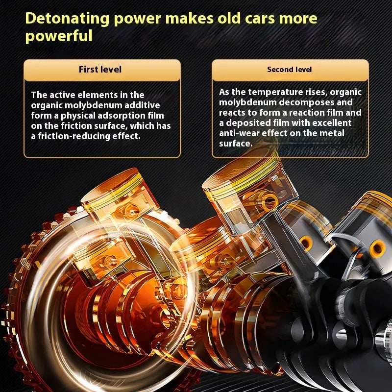 60ml engine oil anti-wear additive in white packaging for automobile engine protection