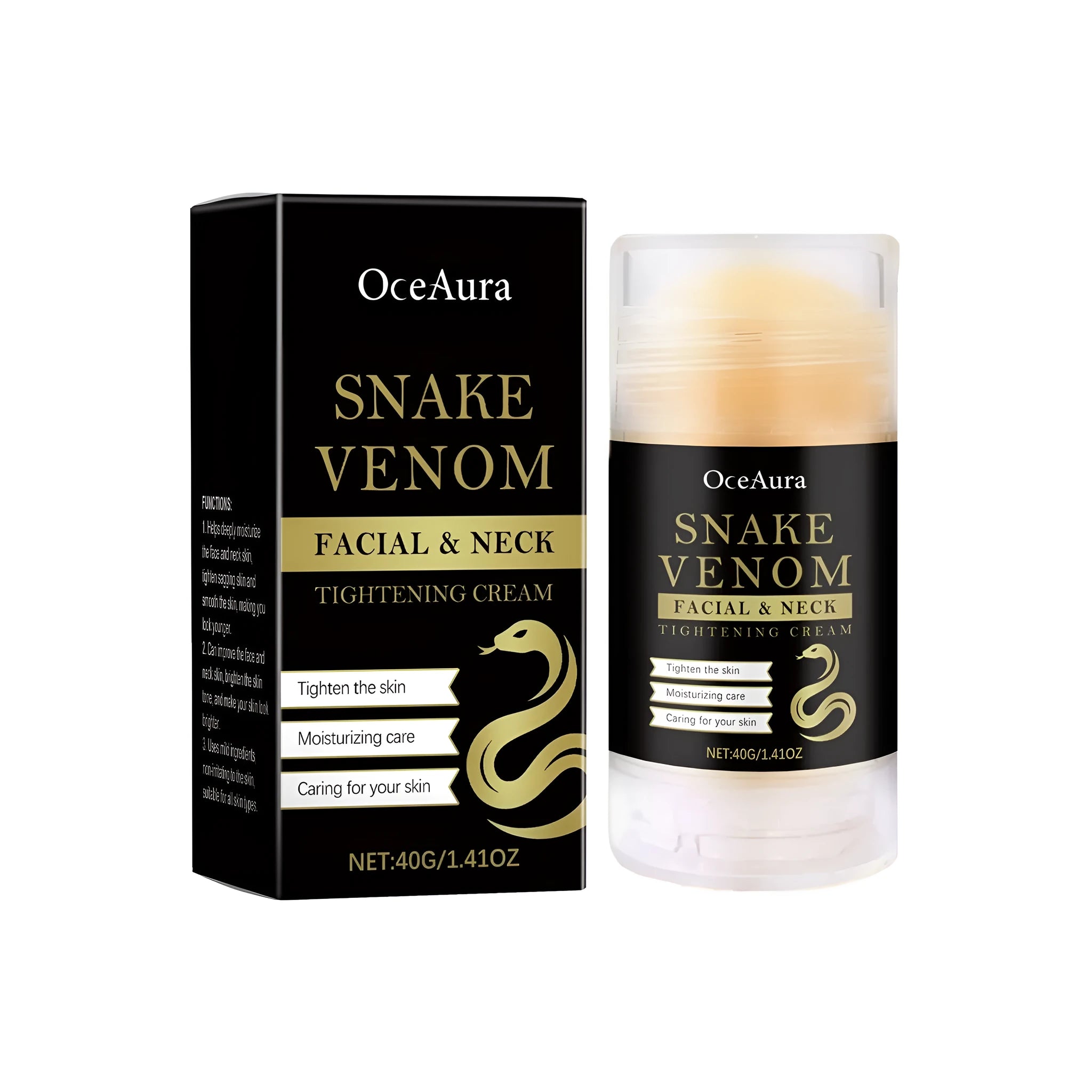 40g container of peptide tightening cream with vitamins C and E.