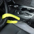 Red iron car steering wheel lock with copper core for General Motors vehicles