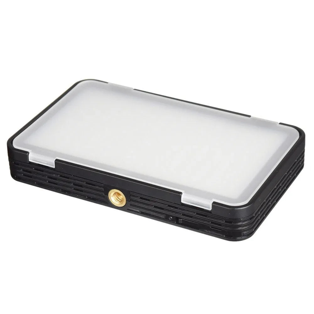 Shenniu M150 ultra-thin LED video light for mobile phones showing slim 20mm profile and LED array