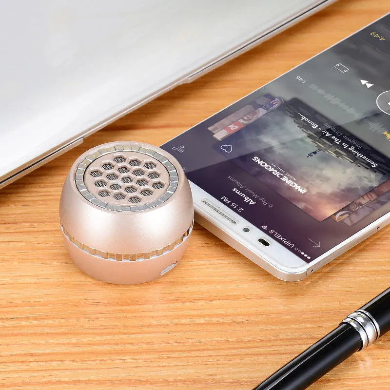 Universal external amplifier speaker in black, local gold or rose gold engineering plastic housing
