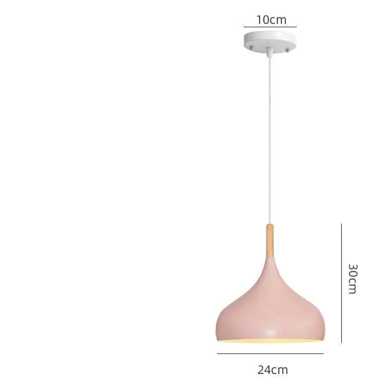 Creative macarone chandelier pendant light in aluminium alloy with adjustable height up to 1 metre