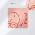 Square 14.5cm notebook with embossed fruit cover design and 80g thickened paper pages